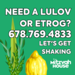Need a Lulov and Esrog Order?