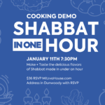 Shabbat in One Hour- Cooking Demo