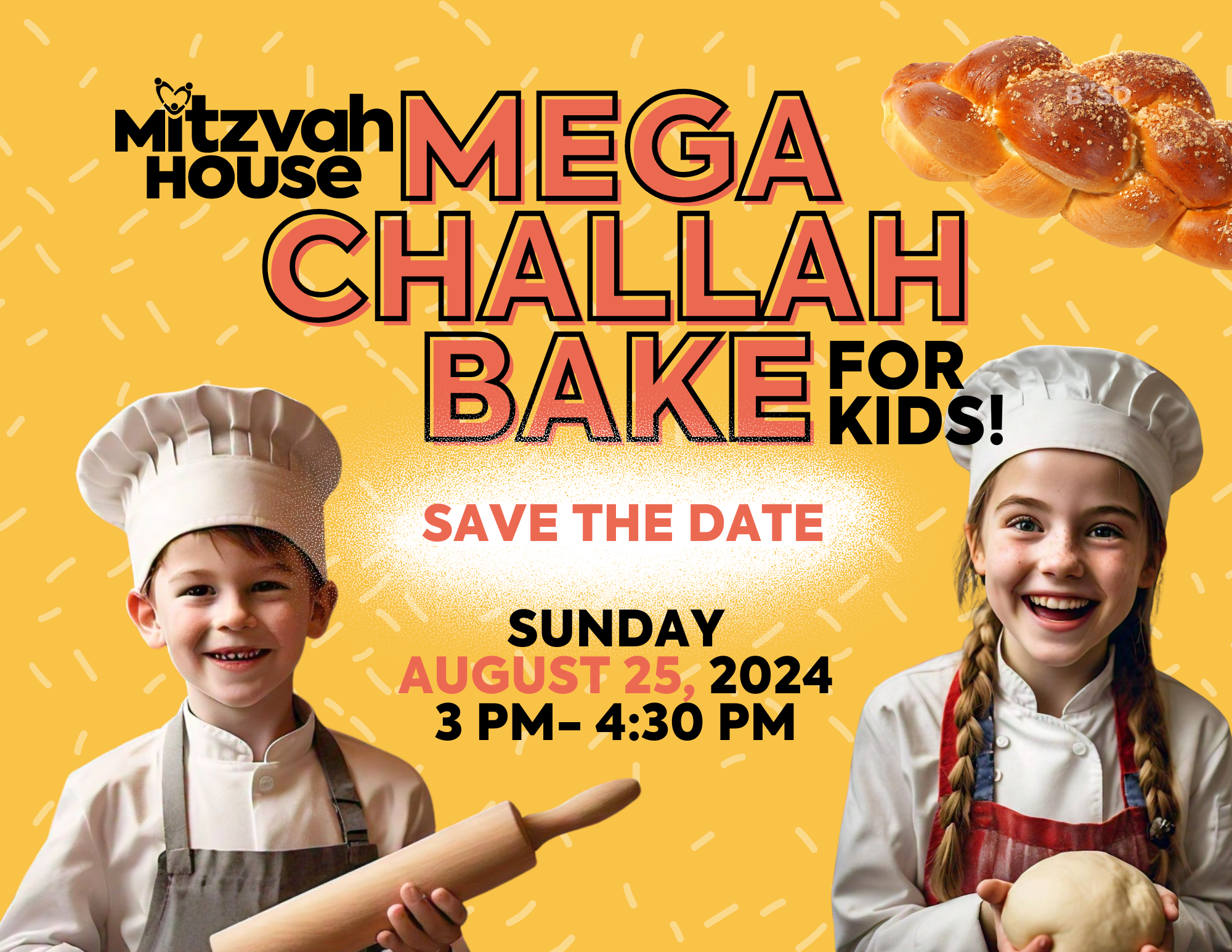 Mega Challah Bake FOR KIDS!