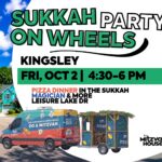 Sukkah Party on Wheels at Kingsley